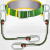 JOHA 双挂点单腰式安全带腰带高空作业保险带安全绳套装 单小钩3米【TS7102】 