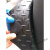 柳叶纹防滑橡胶垫人字形胶板绿色蓝色4S店新能源工位地垫定制 绿色5MM 1米*1米