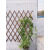 户外防腐伸缩实木栅栏碳化阳台围栏花园墙壁挂装饰爬藤架白色网格 碳化H82(厚0.7cm) 大