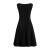范思哲（VERSACE） 618女士短款连衣裙 Black 6 UK