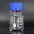 贝傅特 BFT-608 蓝盖试剂瓶 透明丝口螺口玻璃瓶 螺纹口带刻度 100ml