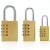 京速 黄铜挂锁 密码锁 行李箱防盗锁 数字挂锁  4轮密码(中号)   单位：把