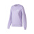 斯凯奇（Skechers）冬新款女款空气层棉加绒保暖针织套头卫衣打底衫 P423W137-010Y 微风紫 S