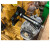 挖掘机卡特发电机支架CAT305.5E2 307E2配件C2.4安装支架调整螺丝 卡特307E2发电机安装支架