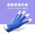 筑采（ZHUCAI）防护手套劳保施工作业耐磨机械建筑维修工作电焊劳保手套 蓝色 