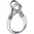 牛人 镀锌钢丝绳 双扣压制钢丝绳起重吊索工具 吊0.8T10mm2m价 