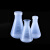 施莱登 塑料三角锥形瓶化学实验瓶子250ml500ml烧杯直口广口摇瓶 100ml直口带盖1个 