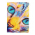 仁聚益可爱猫咪爪子护照保护套出国旅行多功能证件收纳包港澳通行证便携 蓝眼猫
