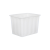 亚桓菡200升水箱830*610*580白色塑胶塑料水箱养殖养鱼龟大号容量桶储蓄存水周转箱长方形加厚