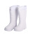 耀王防水防油防耐酸碱雨靴清洁卫生靴实验室雨鞋 白色EVA棉 42 