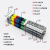 UK2.5B导轨式接线排2.5平方组合型绿色黑色铜电压端子成套连接条 数字条31-40