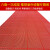 塑料pvc防滑地垫镂空隔水垫厨房浴室厕所防滑垫室外商 红色[3.6mm厚内六角] 1.6米宽*15米长[整卷]