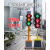 湖南可升降太阳能交通移动红绿灯信号灯驾校警示灯指示灯十字路口 300-8A-90型【升降款】 300四面两灯箭头