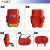 沁度矿用自救器隔绝式压缩氧自救器煤矿山ZH化学氧呼吸器ZYX453060 过检款ZYX60自救器