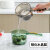 铸固 水瓢水勺 塑料家用厨房长柄加厚水瓢子水勺子大号舀水勺 云雾灰