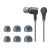 3适用于sony索尼耳机套MDR-EX255AP哥伦比亚套哥套入耳式耳机硅胶 加长款透白大号3对送收纳盒
