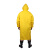MA305连体雨衣黄色成人雨披涂层防水雨衣套装 代尔塔407005黄色雨衣 XXL
