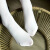 JK袜长筒腿袜白色加长80cm适合高个子的袜子天鹅绒纯色 白色 80cm加长