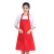 围裙定制LOGO印字工作服宣传家用厨房女男微防水礼品图案广告围裙 白色-制服呢