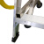 艾克心 铝合金人字梯 踏板式 4.2米移动平台 FS13598 平台高度3313mm（单位：把）
