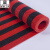 洛楚（Luxchic）S型镂空红黑双色5.5MM厚0.9米宽x15米长 加厚加密实心网眼地毯地垫pvc厨房浴室防水防滑垫