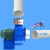 米逡CF离心风机220V商业厨房管道高速强力排风抽油烟风机380V 蓝色