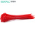 伊莱科（ELECALL）自锁式尼龙扎带加宽加厚束线理 线带捆扎绑带 电线整理大号强力加强塑料扎线 A级 ELEH-A4 红色 150mm长（100根/包）5包