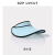 UPF50+防晒帽女防紫外线夏季沙滩遮阳帽骑车运动户外空顶太阳帽子 湖水蓝 可调节（54-60cm）