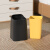 YYN垃圾桶2023客厅厨房卫生间办公室风创意高颜值 10L 白色YYN+45只垃圾袋