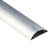 DS 铝合金线槽 4号加厚款 1米/根 壁厚0.8mm 半圆弧形地面压线槽