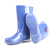 3531 女款PVC雨靴 1666 工矿雨鞋 蓝色中筒（36-41码 下单备注尺码）