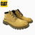 CAT卡特男鞋中帮大黄靴经典耐磨防滑登山户外休闲工装男鞋P721555 黑色 41 标准码