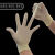 一次性乳胶手套工业级无粉加厚防水橡胶劳保耐磨防护检查手套 9寸加厚乳胶手套(每双 乳黄色 S