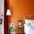 橘色粉色橙色色内墙乳胶漆室内自刷墙漆水性涂料油漆 桃红粉 2L