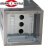 室外不锈钢防雨机柜.米.米.米uu户外防水网络监控交换机 不锈钢本色 2000x600x600cm