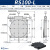 R轴滑台旋转手动微调整位移平台360光学微调角度分度盘RS40/60/90/125高负载 RS100-L
