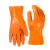 定制适用于橡胶止滑劳保手套加厚浸塑杀鱼胶皮颗粒防水防滑工作耐 黄色浸塑手套(3双) XL