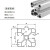 工业铝型材3030铝型材欧标4040铝合金型材流水线设备框架铝合金30 4040欧标1.5厚银色氧化