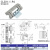 CL201-1-2-3-6威图柜暗铰链HL011-1配电箱控制柜门合页不锈钢 CL201-2黑含附件