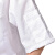 比鹤迖 BHD-2641 夏季无尘防护工作服分体短袖套装 白色2XL 1套