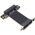 2021全新4.0 PCI-E  x4 延长线转接x4 支持网卡硬盘USB卡 ADT K22SF 30cm