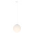简约现代美甲店餐厅圆球泡泡吊灯店铺商用灯创意个性球形橱窗灯具 25cm球送高亮LED白光灯泡
