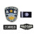 新保安服贴章臂章贴安保胸标牌胸号特勤标志肩章七件套 秩序维护7件套