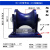 适用钢管圆管u型轨道轮加宽加大重型凹槽定滑轮移门轨道轮子 90/100管带架(3.5寸管)超重型