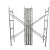 60宽脚手架过道架移动手脚架活动架子小架子微型架子装修 高1.7米宽0.6米长1.8米2.0厚