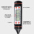 定制适用探针插入式温度计油温计奶温水温计厨房烘焙电子数显温度表带探头 探针30厘米