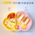 高丽宝贝（Goryeo baby）儿童硅胶餐盘宝宝吃饭训练勺叉不锈钢婴儿分格餐具套装 粉色云朵硅胶(勺叉)