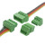 定制15EDGKP-2.54mm免焊对接对插式2EDGRK插拔绿色接线端子插头插 10p对接整套