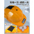 盛世浩瀚2023新款工地安帽太阳能双充电多功能智能空调制冷内置风扇头盔 【ABS10级防爆】双风扇+蓝牙-黄色