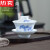 莎庭（SARTILL）景德镇手绘山水盖碗茶杯陶瓷功夫茶具大小号青花瓷三才泡茶碗单个 山水之间85 0ml 0只